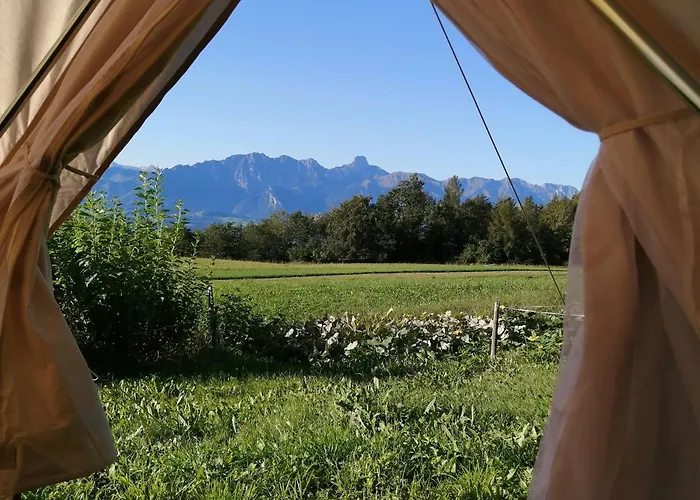 Tipi Zelt Mit Bergsicht * Fahrni