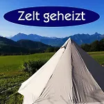 Роскошный шатер Tipi Zelt Mit Bergsicht
